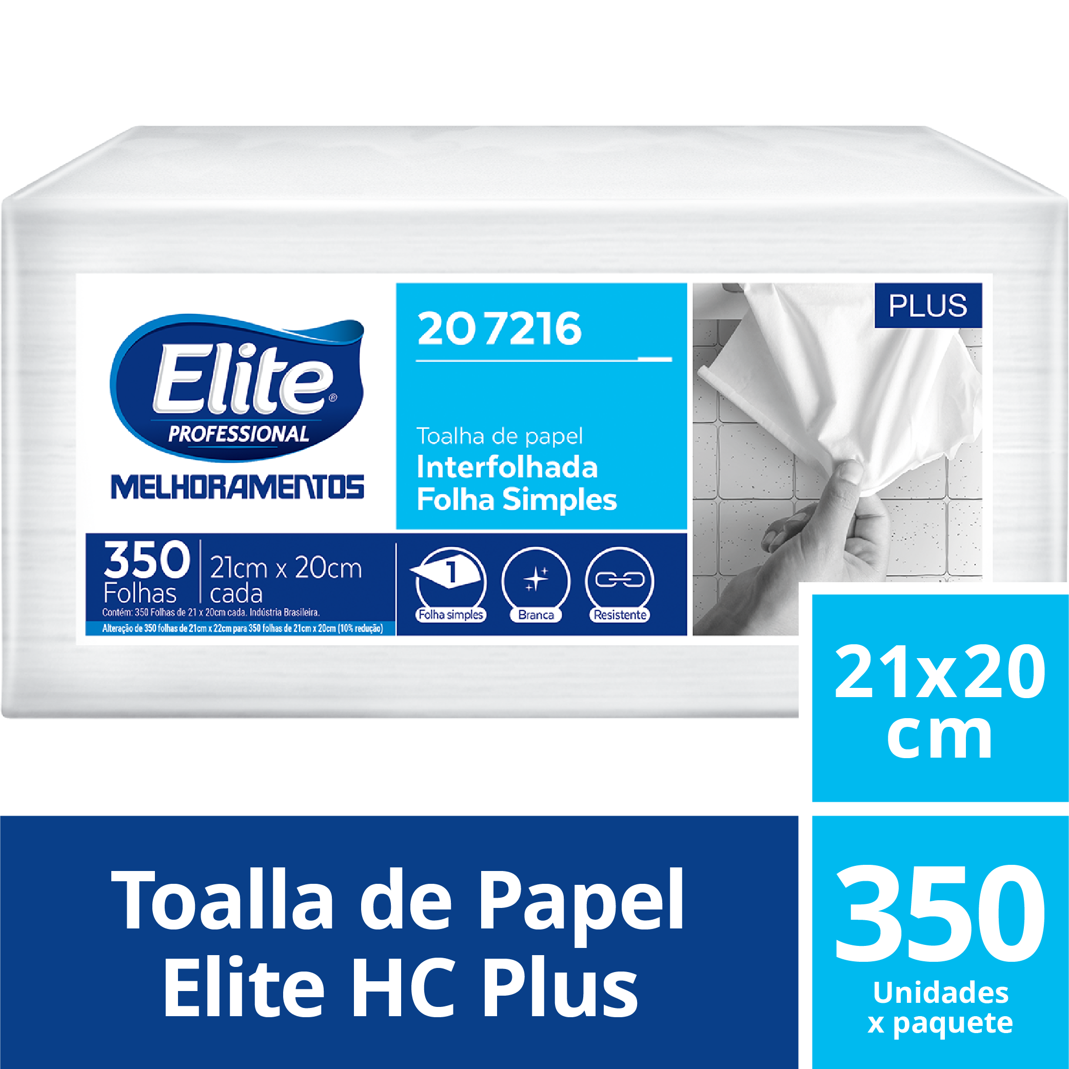 Toalla de Papel Interfoliada Plus 