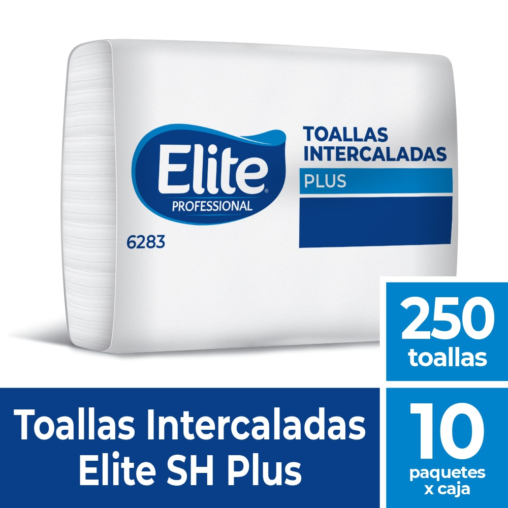 Toallas Intercaladas Blanca 250Hx10