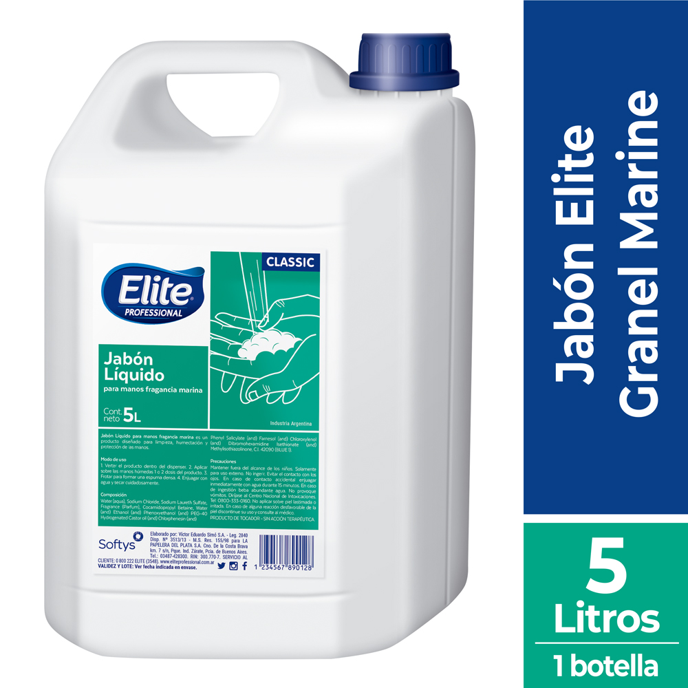 Jabón de tocador a granel 5lt 