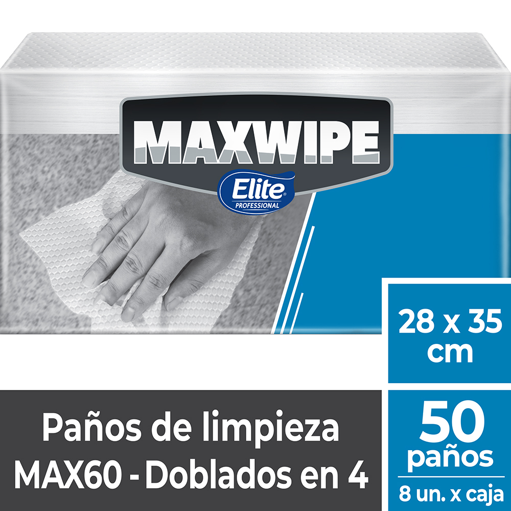 Paños Maxwipe Multiuso Doblados x50